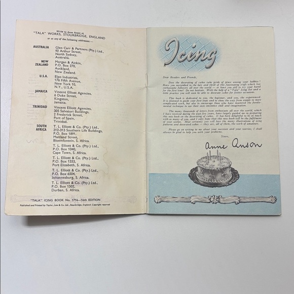 Vintage 1955 Tala cake decorating / icing piping set and booklet - Picture 10 of 15